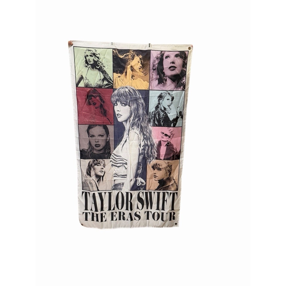 Taylor Swift the Eras Tour Tapestry Canvas Poster Official Merch Banner Flag